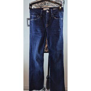 FRAME Le Crop Mini Boot Jeans Women’s Size 23 Blue Denim